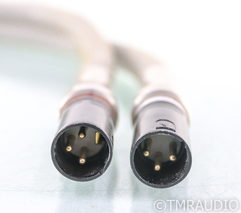 Acoustic Zen Zero Crystal Silver Reference II XLR Cables; 1m Pair Interconnects