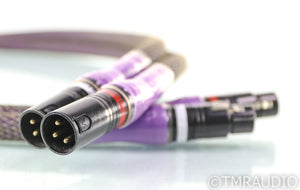 Acoustic Zen Zero Crystal Matrix Reference II XLR Cables; 1m Pair Interconnects