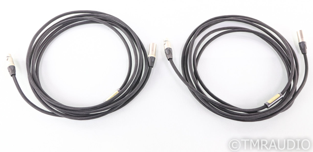 Shunyata Research Black Mamba XLR Cables; 5m Pair Balanced Interconnects