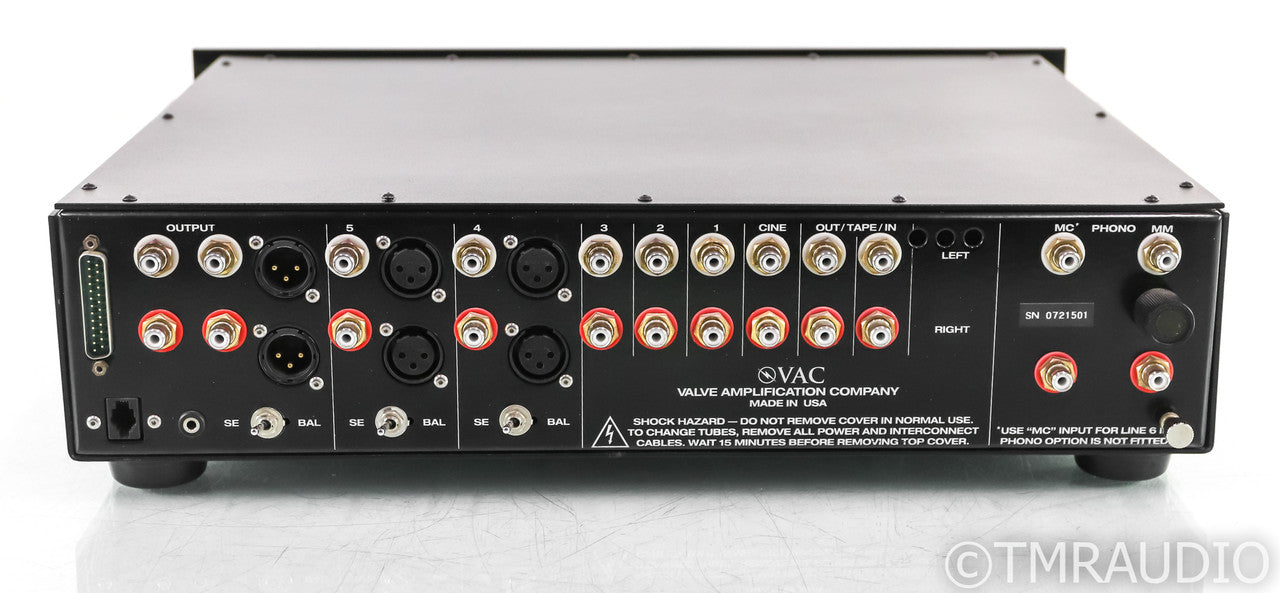 VAC Renaissance MkII Stereo Tube Preamplifier
