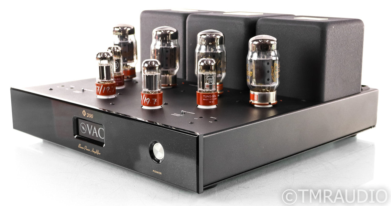 VAC Phi 200 Stereo Tube Power Amplifier; V.A.C.; Black