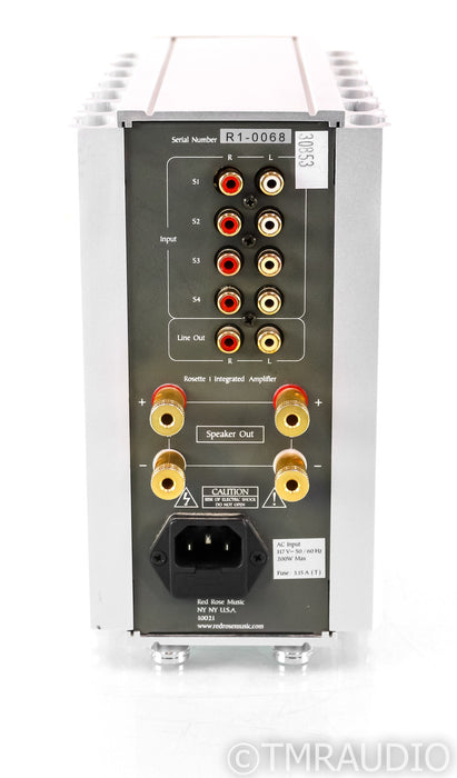 Red Rose Music Rosette 1 Stereo Integrated Amplifier; Silver; AS-IS (No Speaker Output)