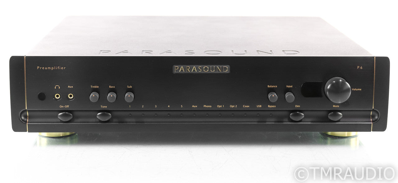 Parasound Halo P6 2.1 Channel Preamplifier; P-6; DAC; Black; Remote