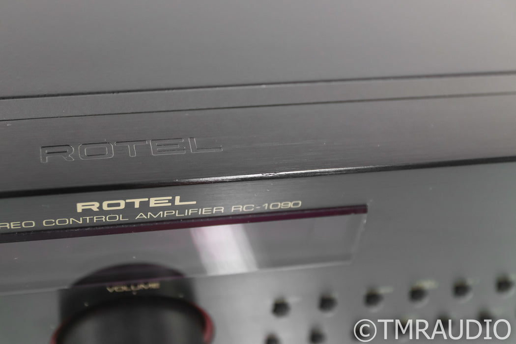 Rotel RC-1090 Stereo Preamplifier; RC1090; Black; Remote; MM / MC Phono