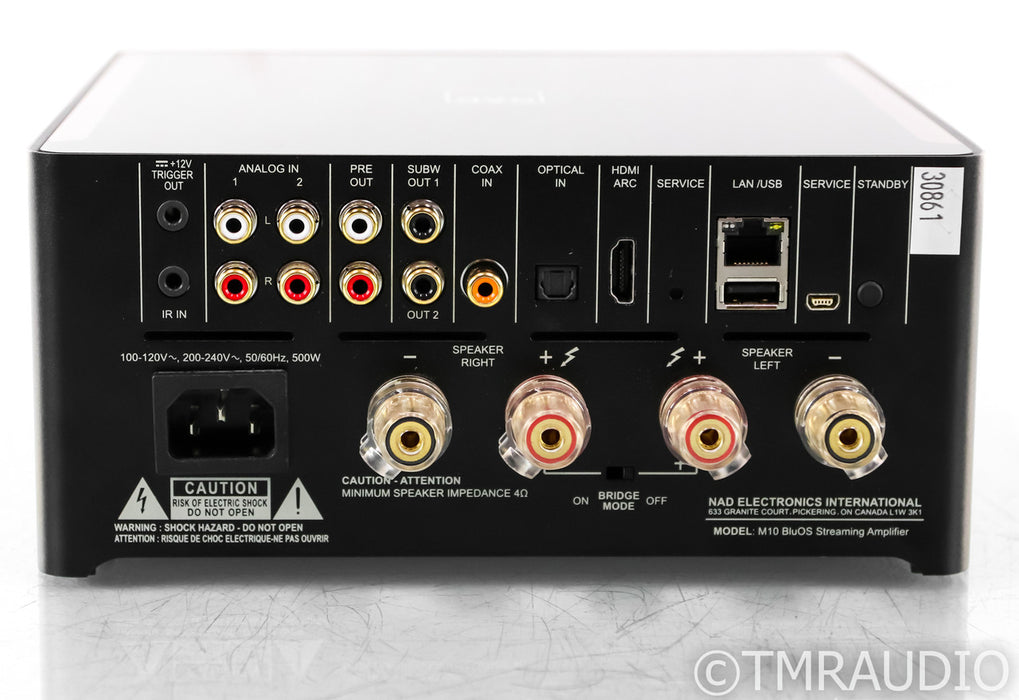 NAD M10 Stereo Integrated Amplifier / Network Streamer; M-10 (No Remote/No Mic)