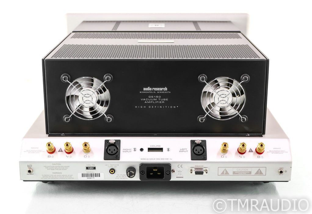 Audio Research GS150 Stereo Tube Power Amplifier; GS-150; Silver
