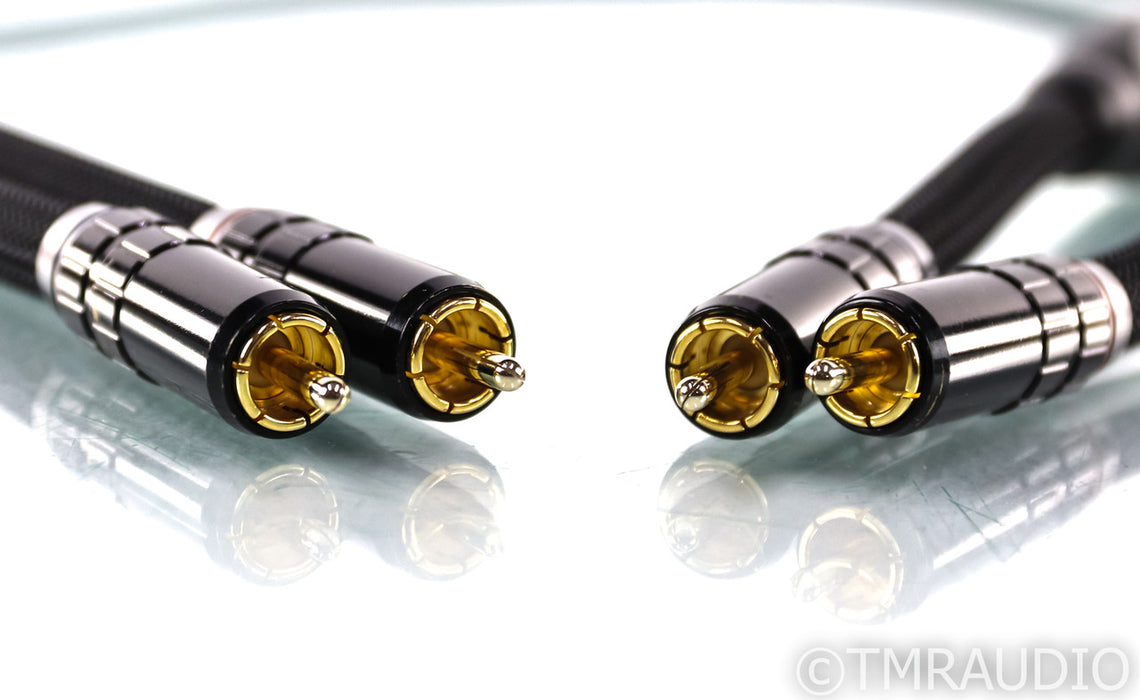 Transparent Audio Super RCA Cables; 1m Pair Interconnects; Gen 5