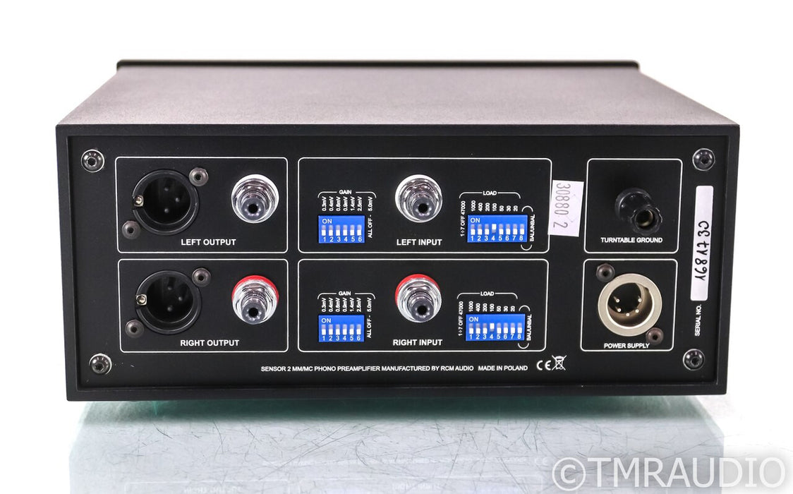 RCM Sensor 2 MM / MC Phono Preamplifier; Furutech IEC Inlet/RCA Inputs/Fuse