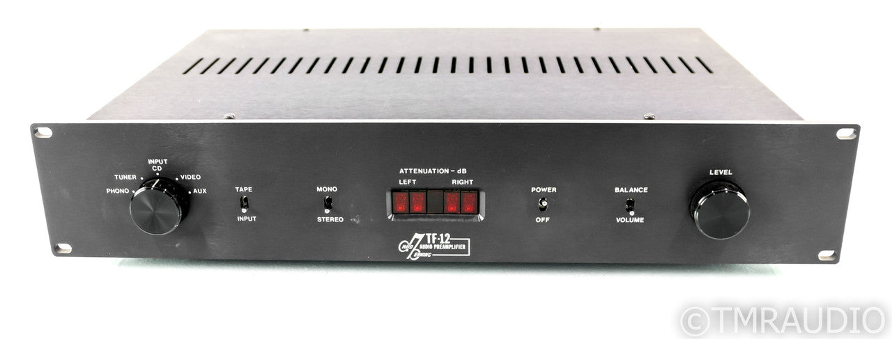 David Berning TF-12 Vintage Stereo Tube Preamplifier; TF12; MM Phono