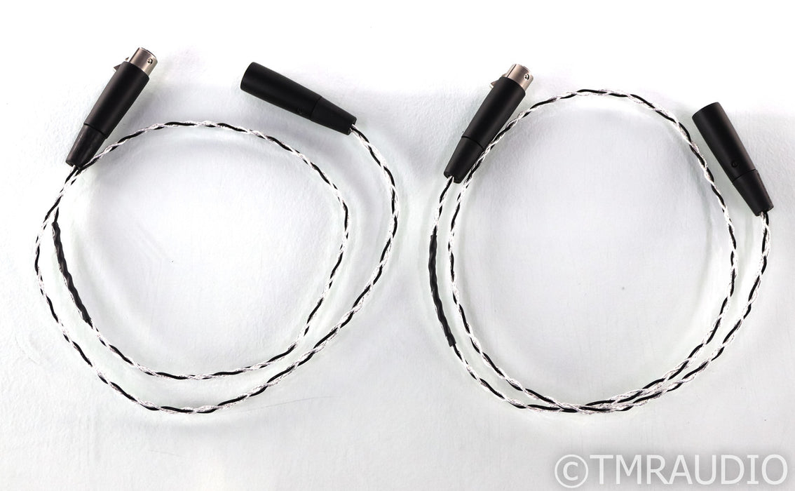 Kimber Kable Silver Streak XLR Cables; 1m Pair Balanced Interconnects