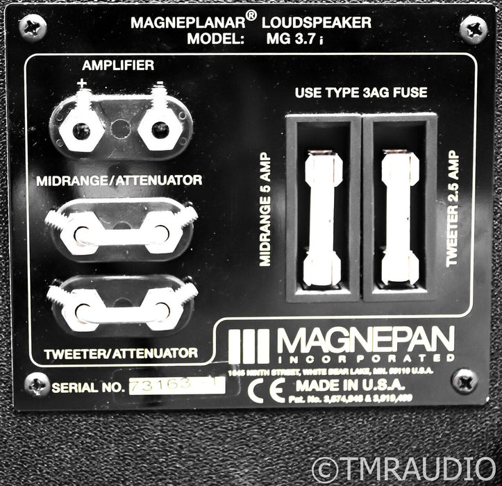 Magnepan MG 3.7i Magnetic Planar Floorstanding Speakers