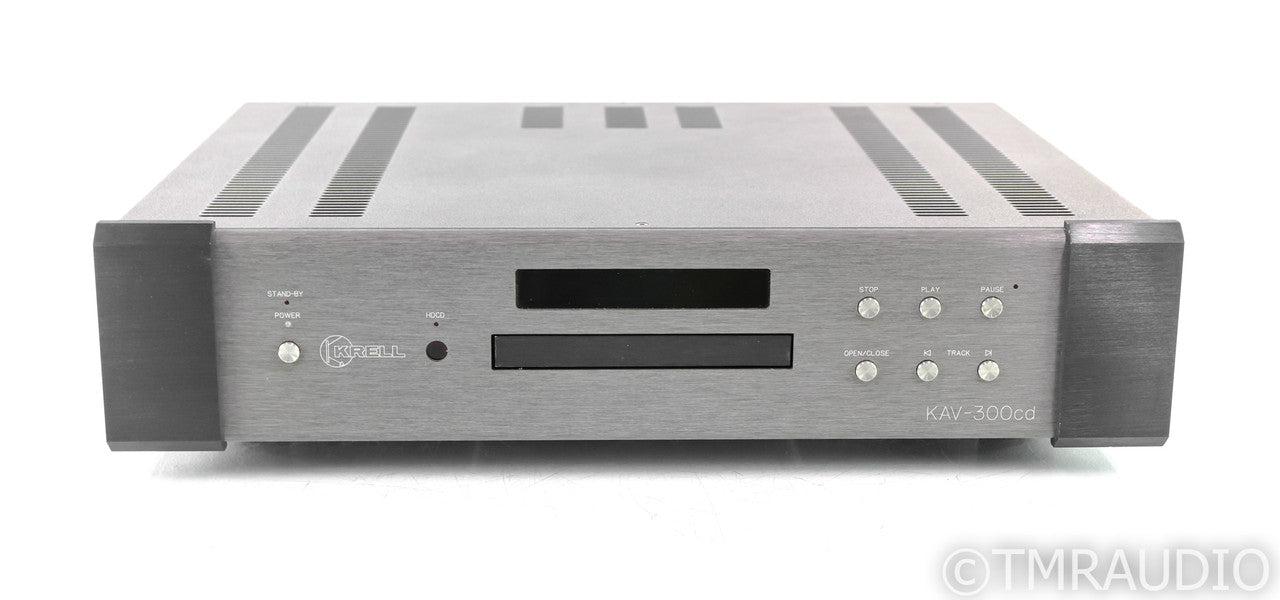 Krell KAV-300cd CD Player; KAV300CD; Remote; AS-IS (Broken CD Tray)