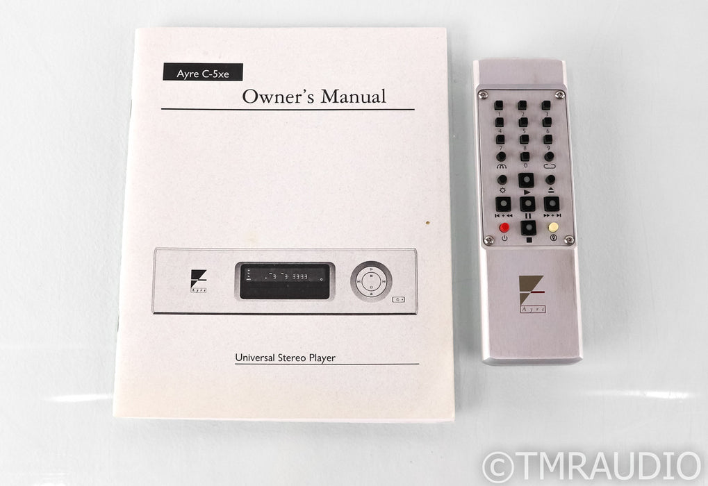 Ayre C-5xeMP CD / SACD Player; C5XEMP; Transport; Remote