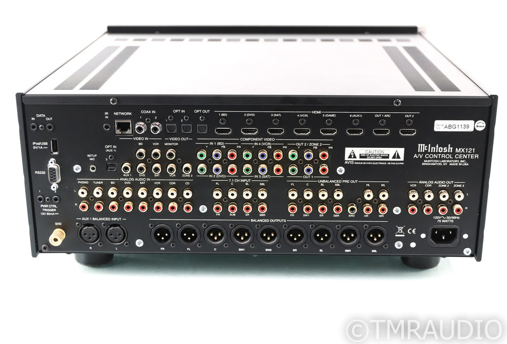 McIntosh MX121 7.1 Channel Home Theater Processor; MX-121; Remote