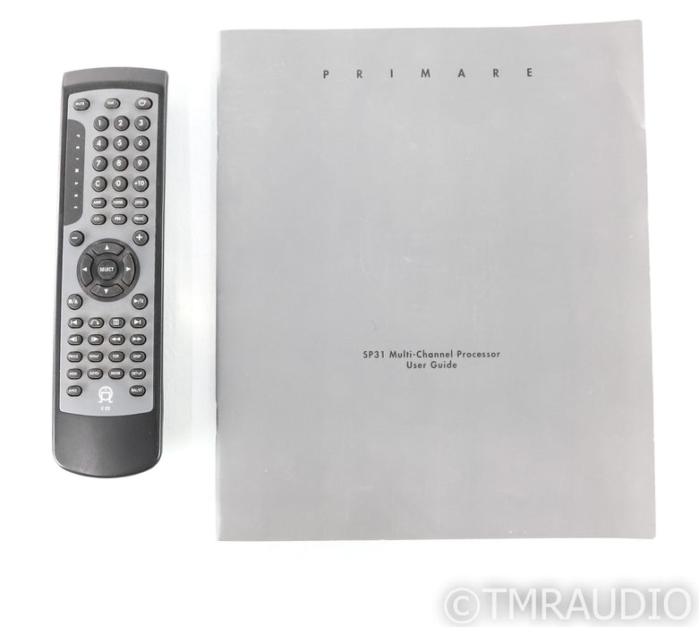 Primare SP31 7.1 Channel Home Theater Processor; SP-31; Remote