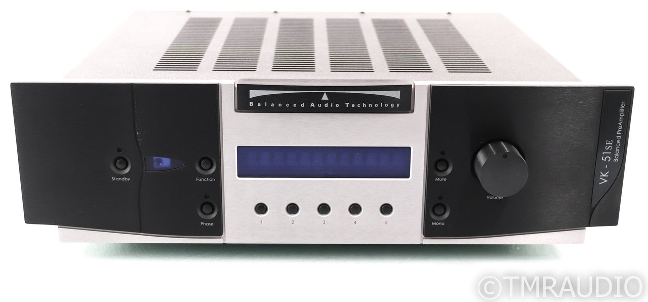 BAT VK-51SE Stereo Tube Preamplifier; Balanced Audio Technology; VK51SE; Remote