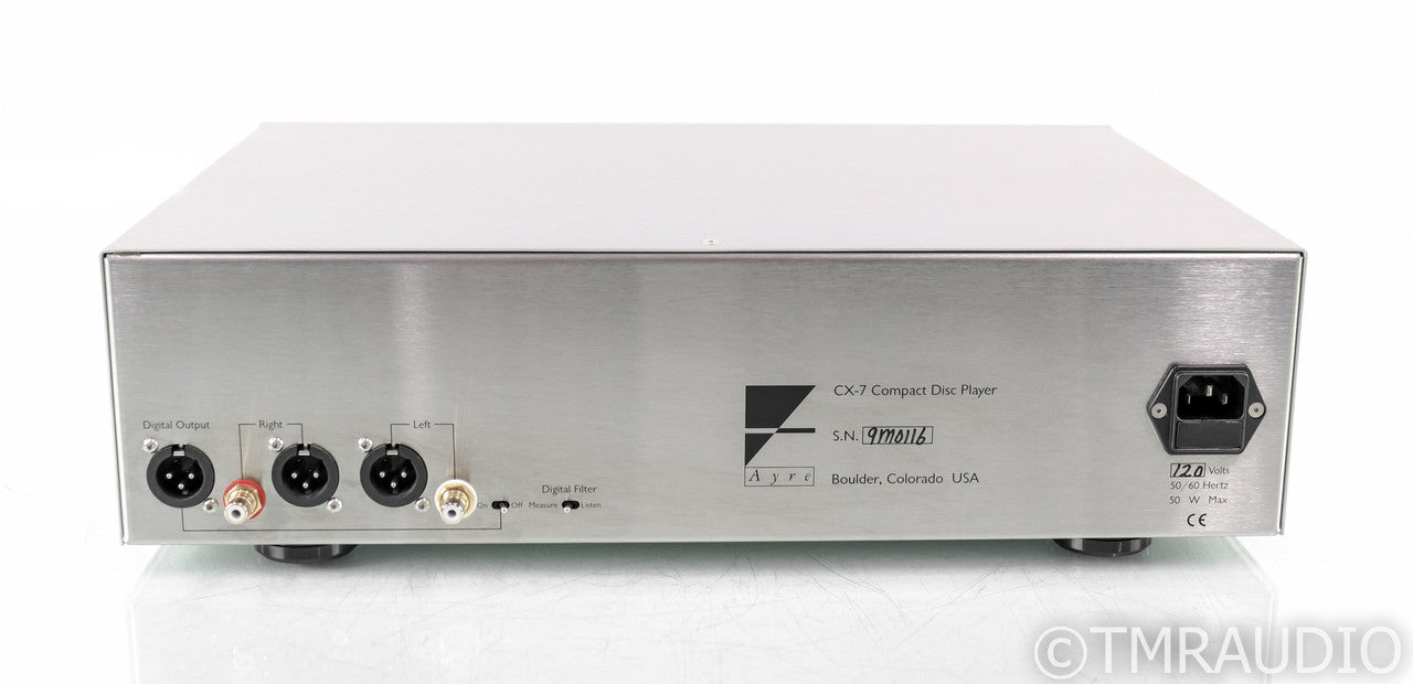 Ayre CX-7e CD Player; Evolution; Silver; Remote