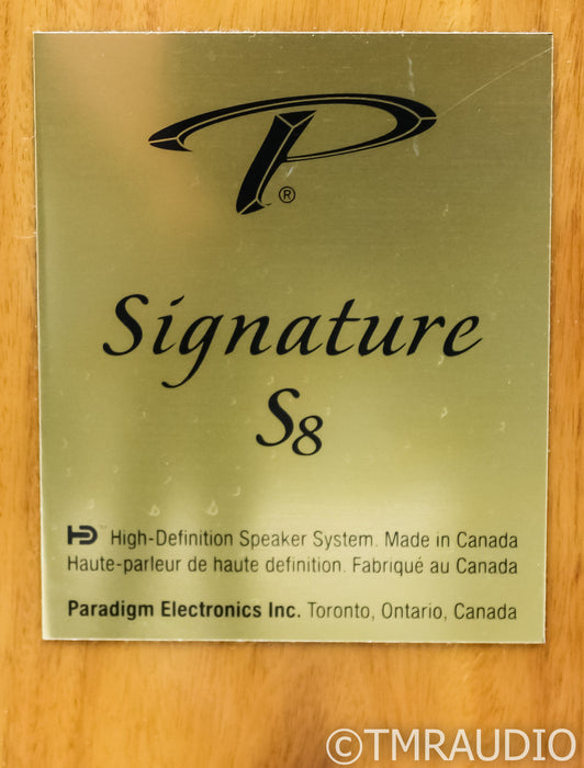 Paradigm Reference Signature S8 Floorstanding Speakers