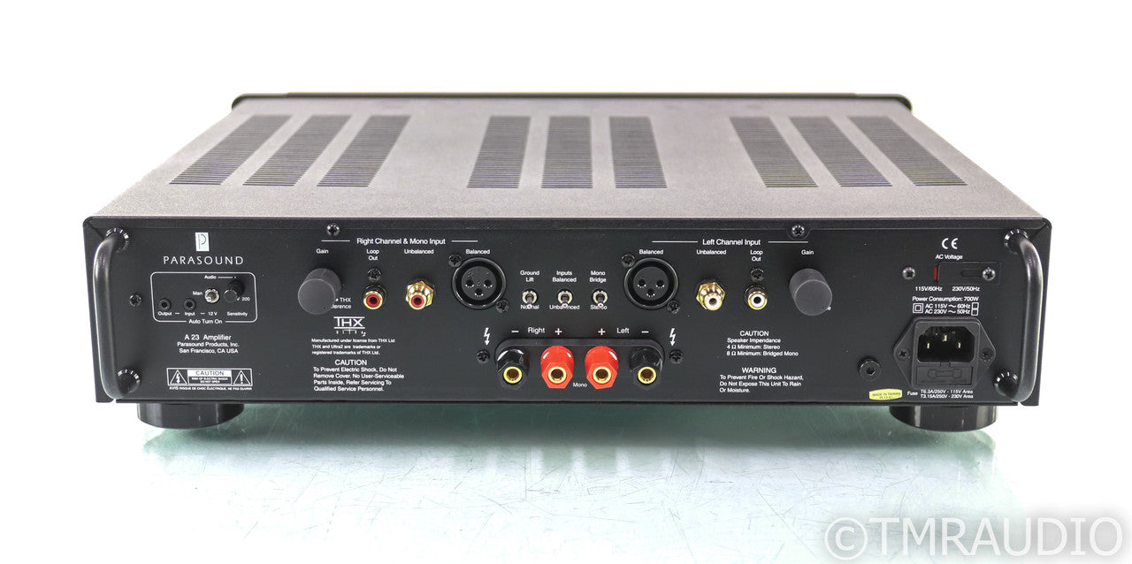 Parasound Halo A23 Stereo Power Amplifier; A-23; Black