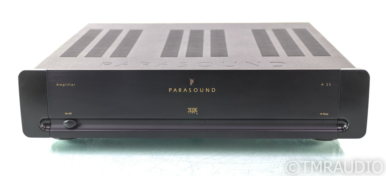 Parasound Halo A23 Stereo Power Amplifier; A-23; Black