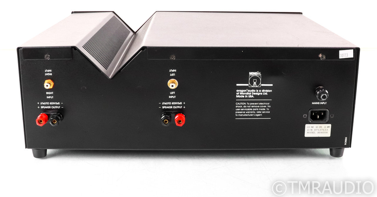 Aragon AR 4004 Vintage Stereo Power Amplifier; Black