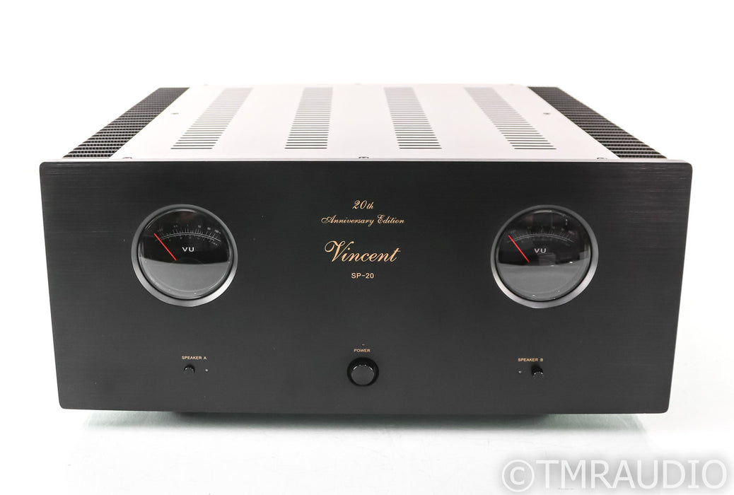 Vincent SP-20 Stereo Tube Hybrid Power Amplifier; 20th Anniversary; SP20