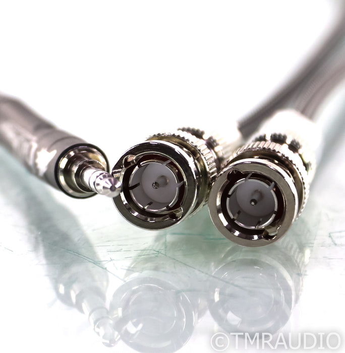 Moon Audio Black Dragon Dual BNC to 3.5mm Cable; 3ft Digital Interconnect; Chord
