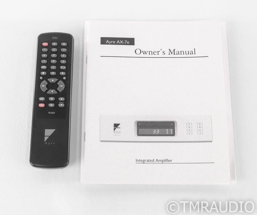Ayre AX-7e Stereo Integrated Amplifier; Remote; Evolution