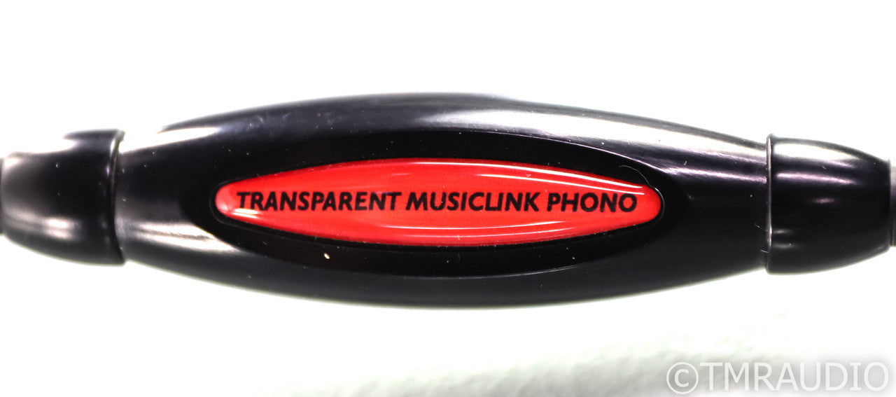 Transparent MLPH10 MusicLink Phono RCA Cables; 10ft Pair Interconnects w/ Ground