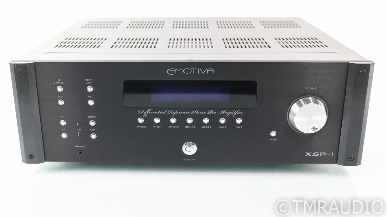 Emotiva XSP-1 2.1 Channel Preamplifier; XSP1; Remote; MM / MC Phono