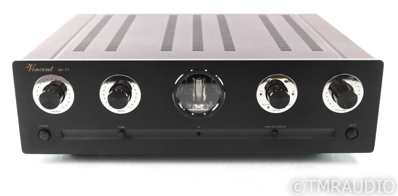 Vincent SA-T7 Stereo Tube Preamplifier; SA T7; Black; Blohbaum System