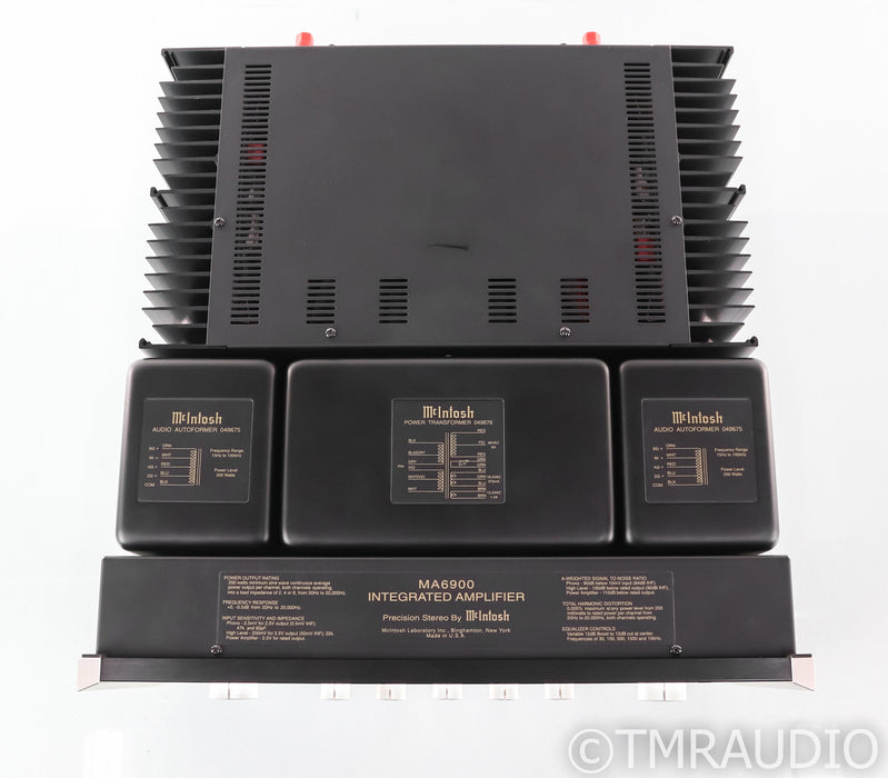 McIntosh MA6900 Stereo Integrated Amplifier; MA-6900; Remote; MM Phono