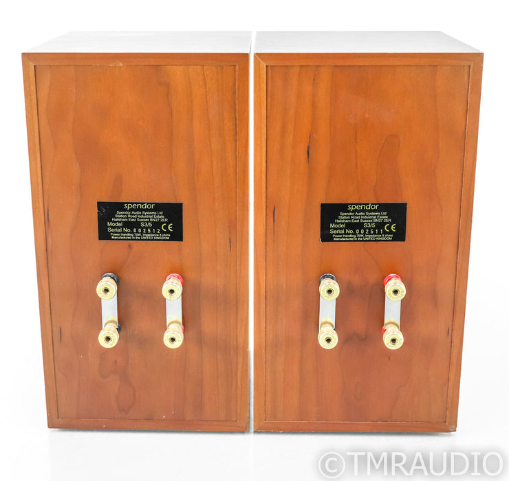 Spendor S3/5 Bookshelf Speakers; S35; Cherry Pair