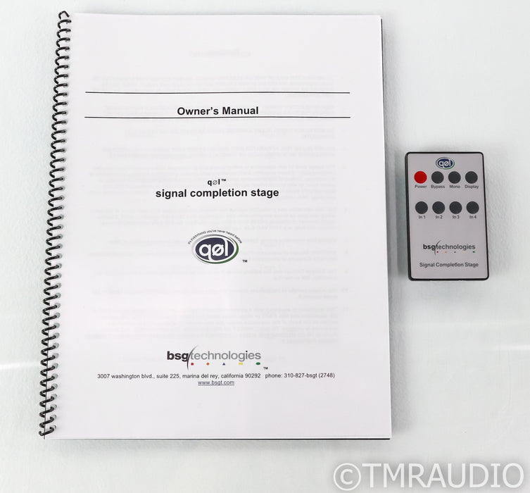BSG Technologies QOL Signal Completion Stage; Signal Enhancer; Remote