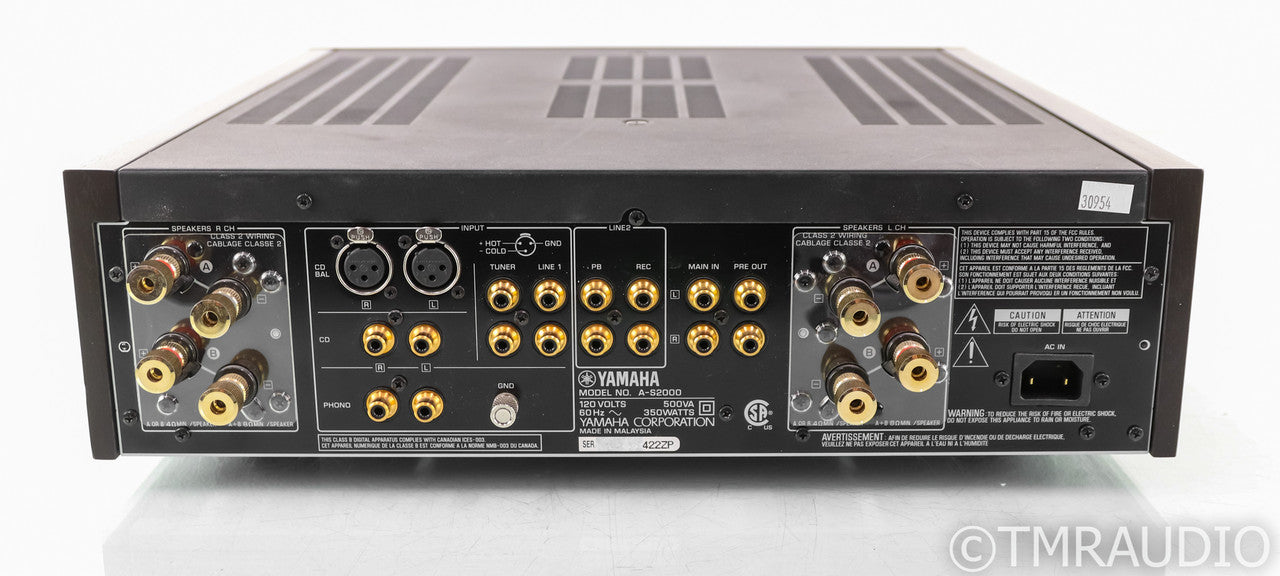 Yamaha A-S2000 Stereo Integrated Amplifier; AS2000; MM / MC Phono; Remote