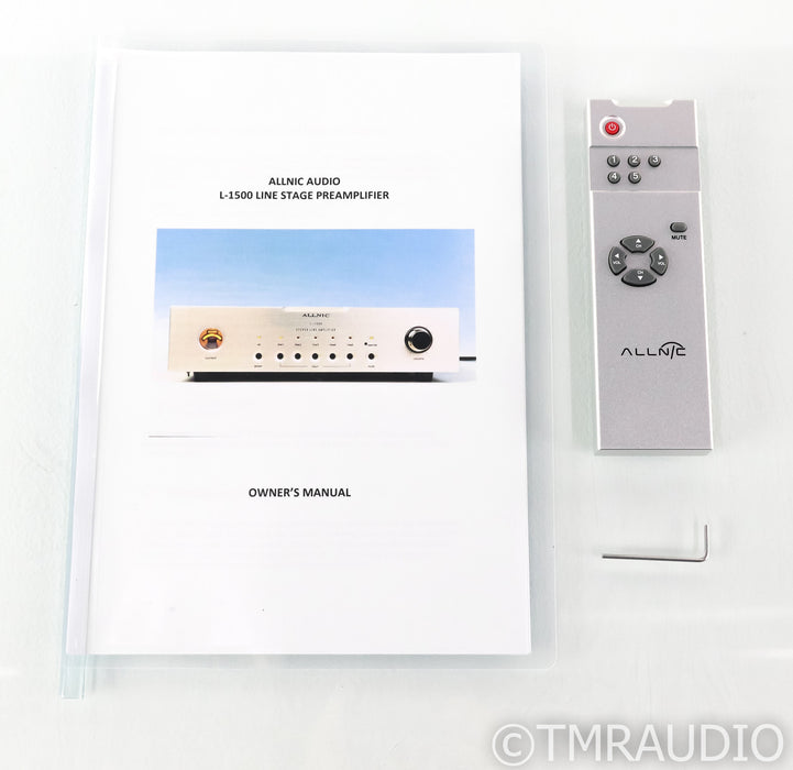 Allnic L-1500 MkII Stereo Tube Preamplifier; L1500 MK2