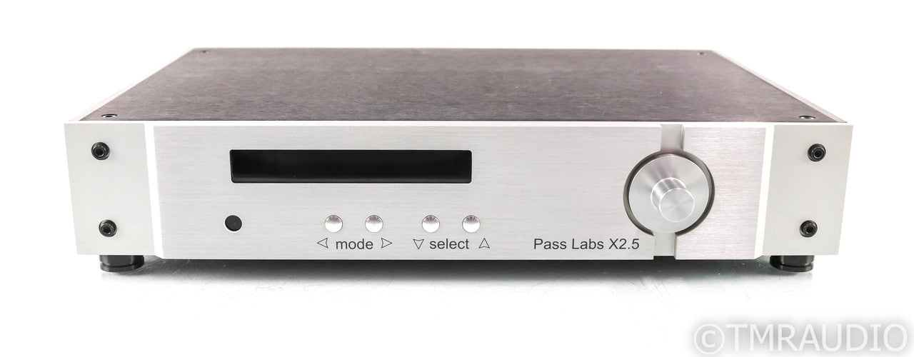Pass Labs X2.5 Stereo Preamplifier; X-2.5; Silver