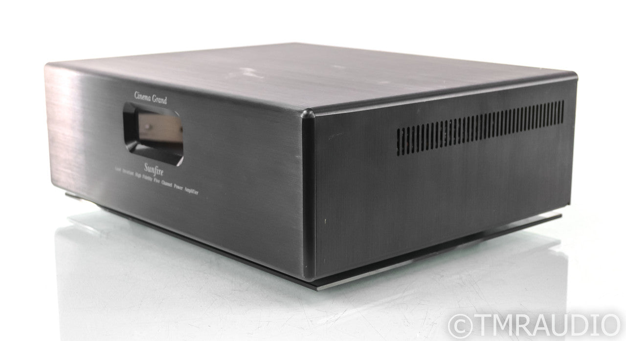 Sunfire Cinema Grand 5 Channel Power Amplifier; Black; Glass Base; Bob Carver