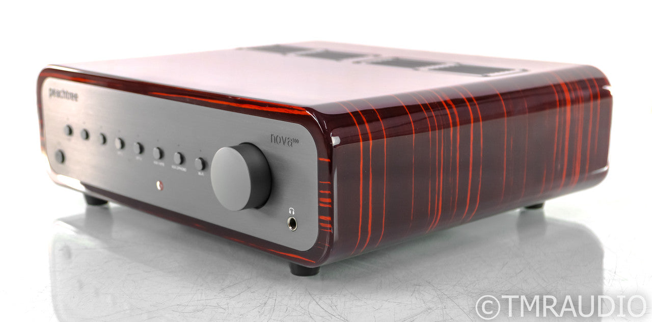 Peachtree Nova 300 Stereo Integrated Amplifier; Gloss Ebony; Remote; MM Phono