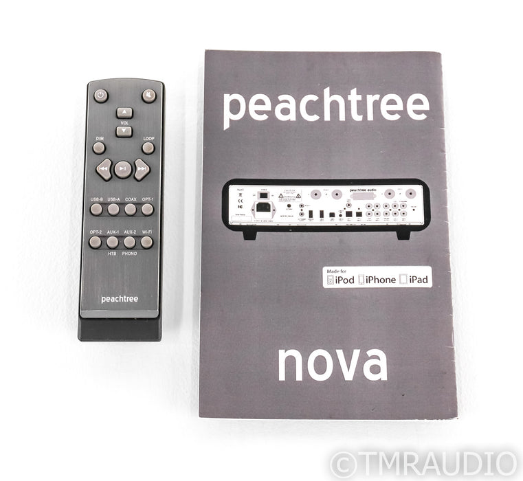 Peachtree Nova 300 Stereo Integrated Amplifier; Gloss Ebony; Remote; MM Phono