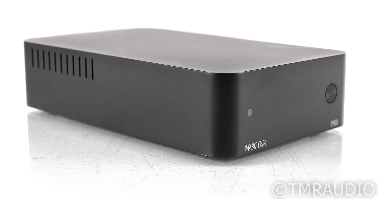 March Audio P502 Stereo Power Amplifier; P-502; Black