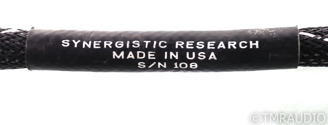 Synergistic Research Looking Glass RCA Cables; 1m Pair Interconnects