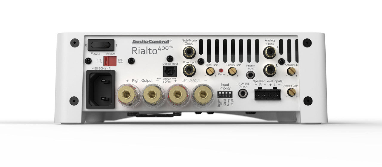 Audio Control Rialto 400 Stereo Power Amplifier; DAC (New)