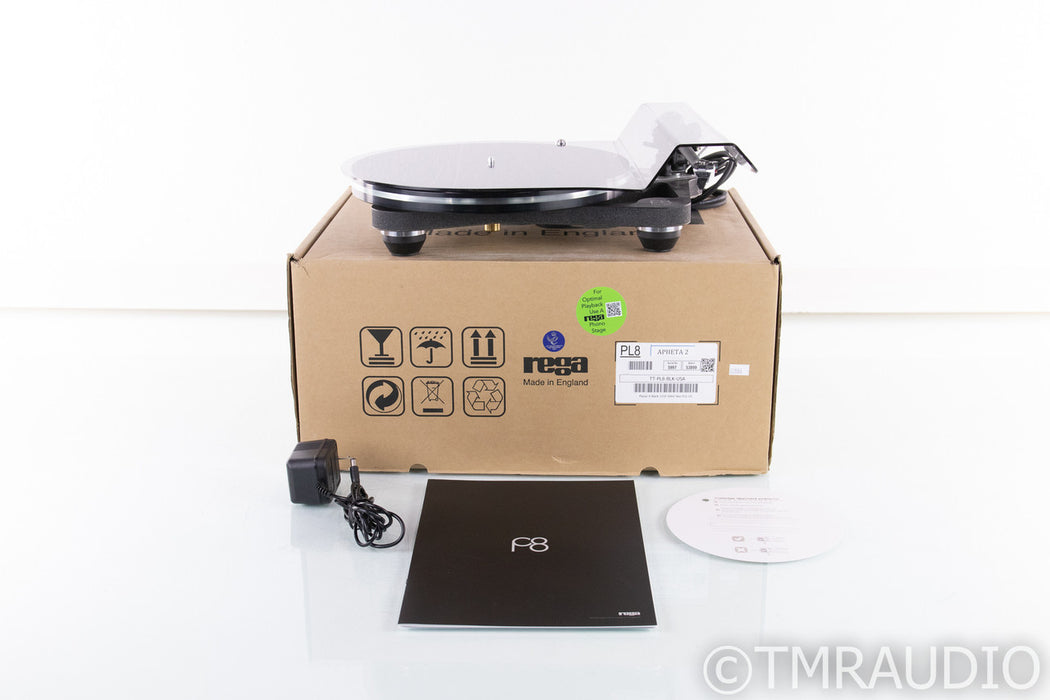 Rega Planar 8 Belt Drive Turntable; PL8; Apheta 2 MC Cartridge