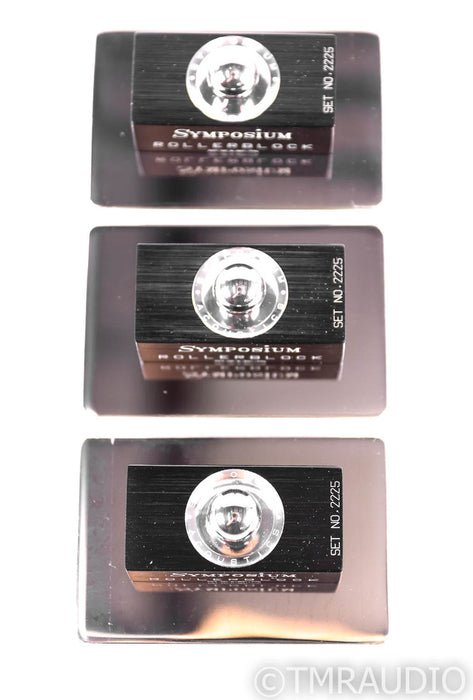 Symposium Acoustics Rollerblocks Series 2+ Isolation System; Set of 3