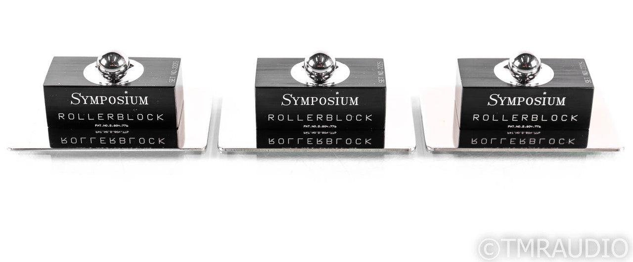 Symposium Acoustics Rollerblocks Series 2+ Isolation System; Set of 3