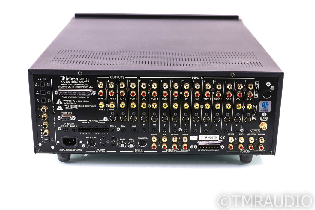McIntosh MX132 5.1 Channel Home Theater Processor; MX-132; Remote