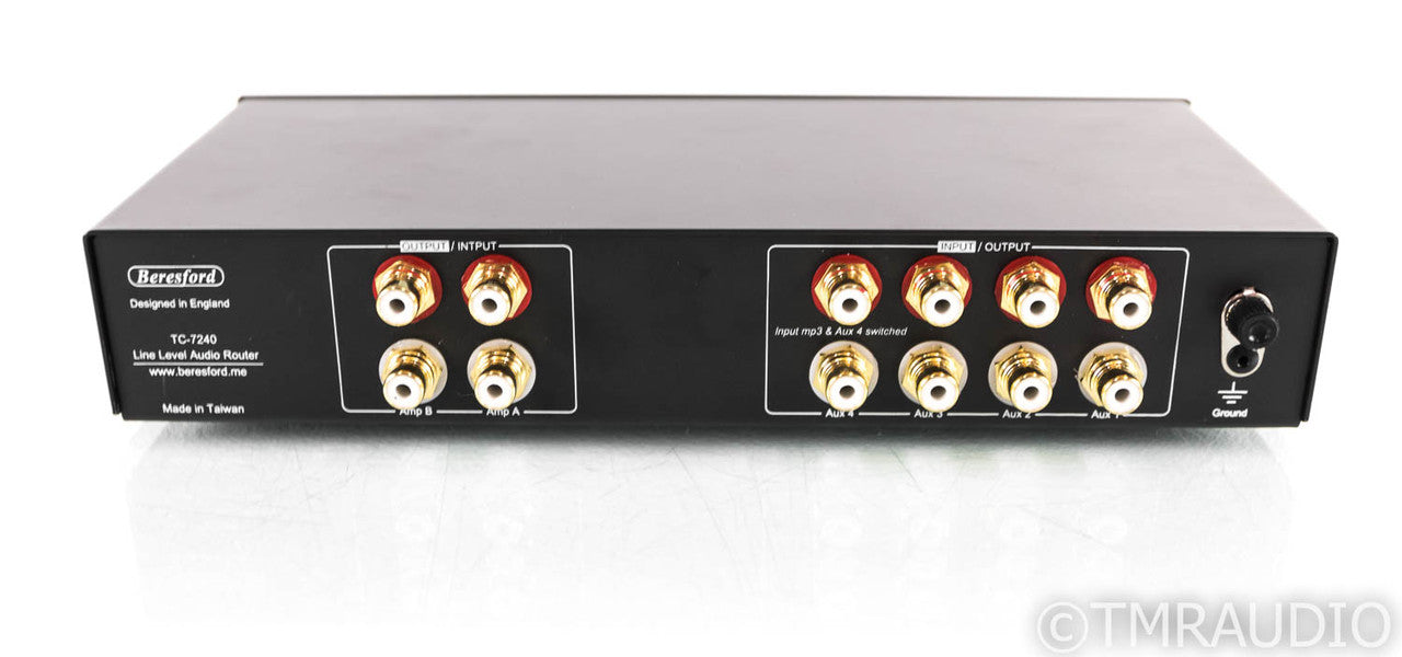 Beresford TC-7240 Line Level Passive RCA Switcher; TC7240