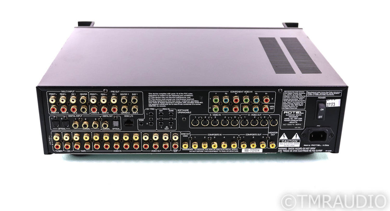 Rotel RSP-1068 7.1 Channel Home Theater Processor; RSP1068 (No Remote)