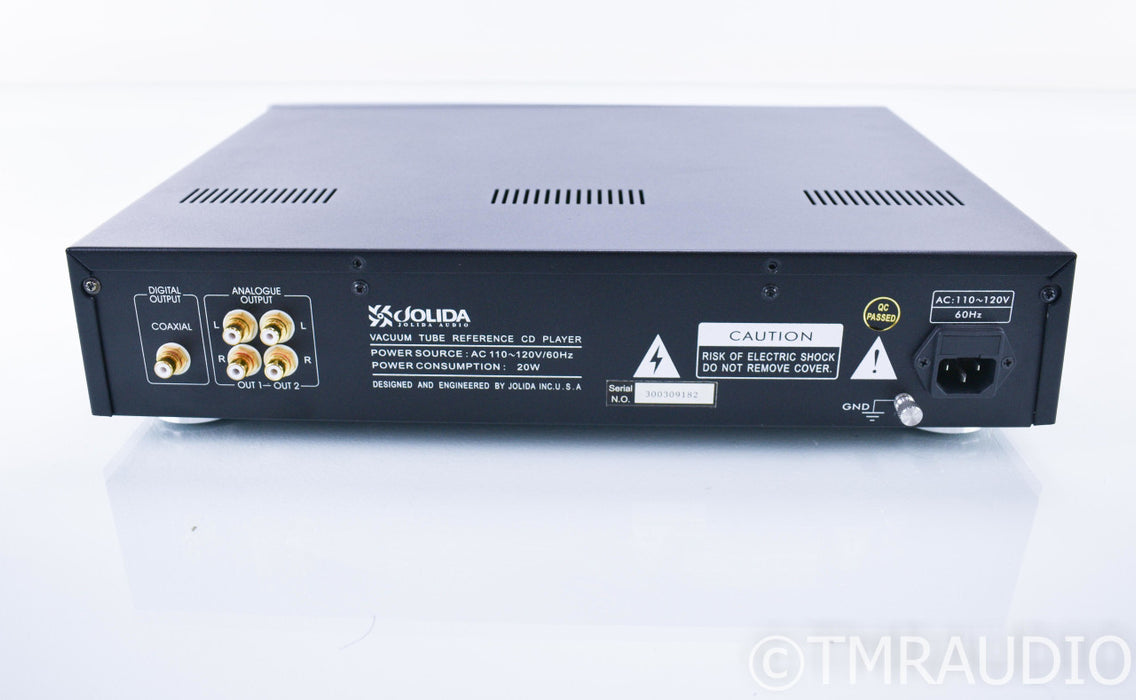 Jolida JD-100 Tube CD Player / Transport; JD100; Remote